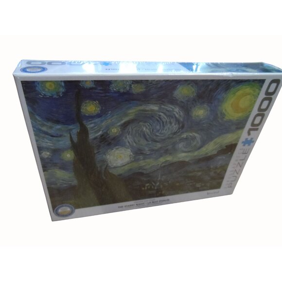 Vincent Van Gogh Starry Night 1000 Piece Jigsaw Puzzle Eurographics Fine Art - Picture 3 of 5